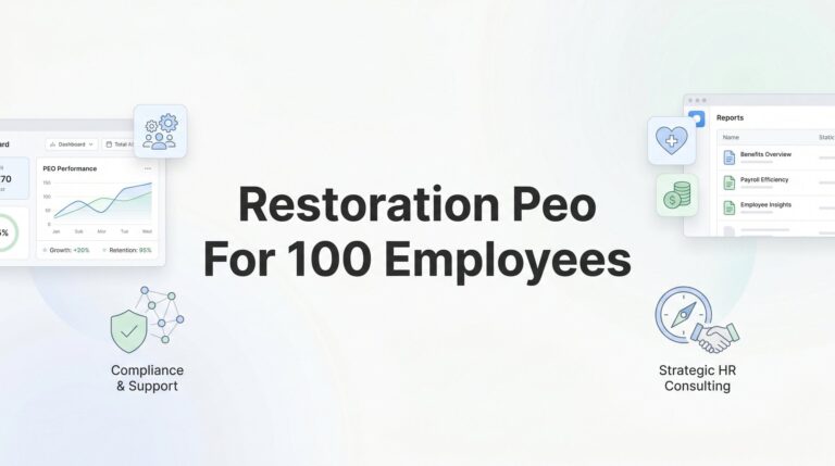 7 Strategies for Choosing a Restoration PEO When You Have 100 Employees