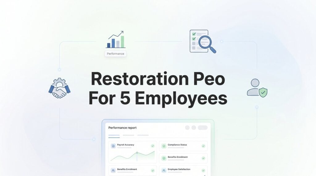 5 Strategies for Finding the Right Restoration PEO When You Only Have 5 Employees