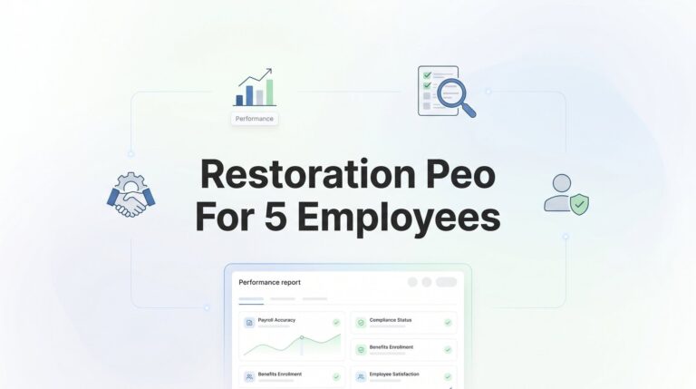 5 Strategies for Finding the Right Restoration PEO When You Only Have 5 Employees
