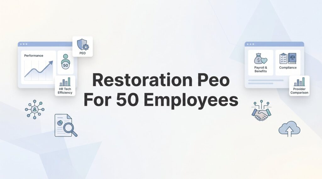 7 Strategies for Choosing the Right PEO for a 50-Employee Restoration Company