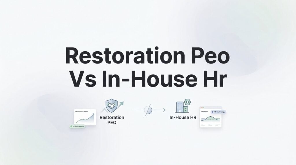 Restoration PEO vs In-House HR: 7 Decision Strategies That Actually Cut Through the Noise