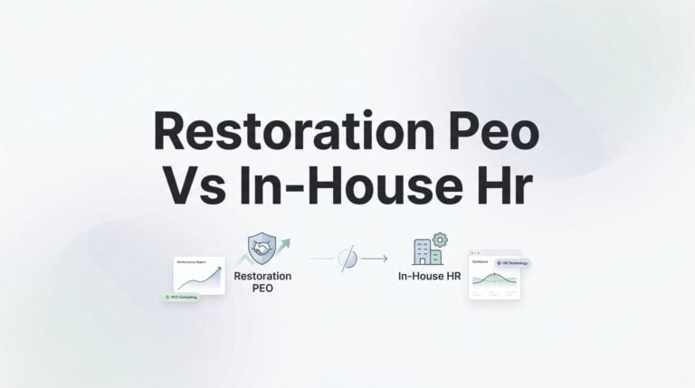 Restoration PEO vs In-House HR: 7 Decision Strategies That Actually Cut Through the Noise