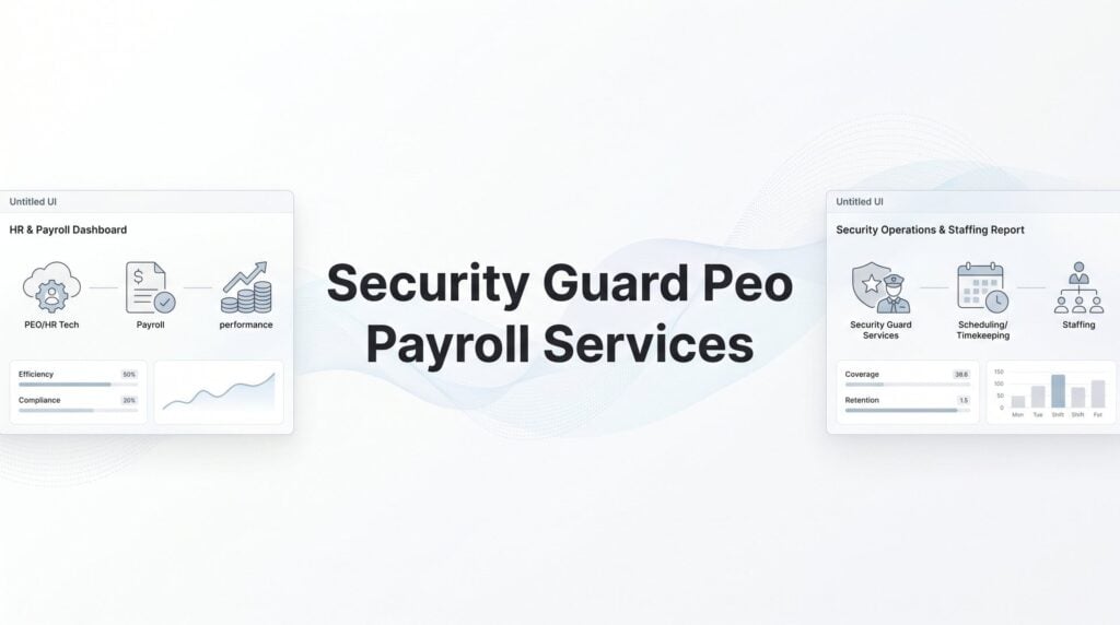 How to Set Up PEO Payroll Services for Your Security Guard Company