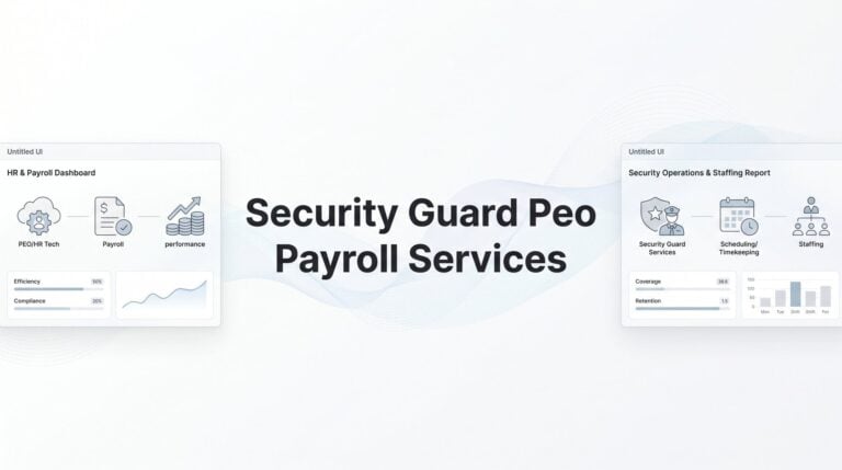 How to Set Up PEO Payroll Services for Your Security Guard Company