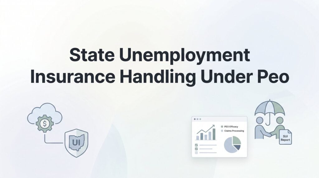 State Unemployment Insurance Handling Under a PEO: What Actually Changes and What Doesn’t