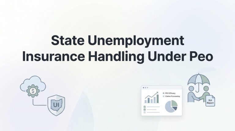 State Unemployment Insurance Handling Under a PEO: What Actually Changes and What Doesn’t