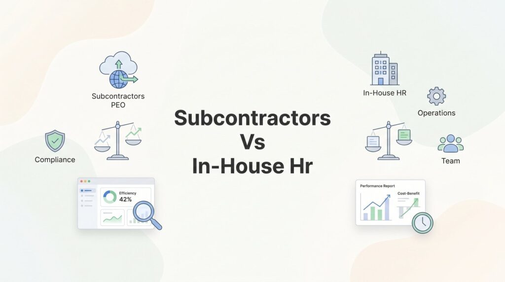 7 Decision Strategies for Subcontractors Weighing PEO vs In-House HR