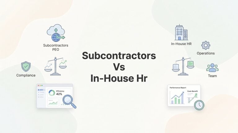 7 Decision Strategies for Subcontractors Weighing PEO vs In-House HR
