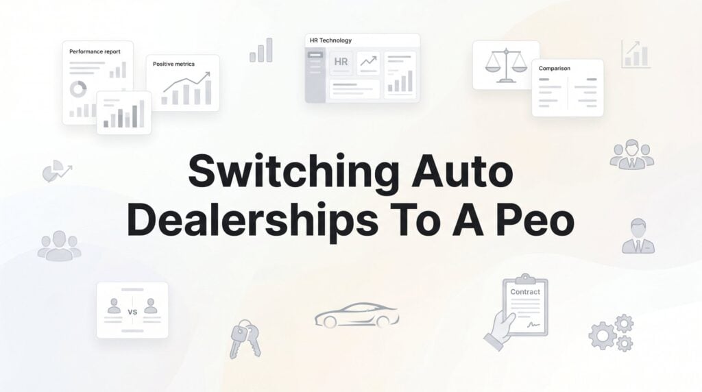 Switching Your Auto Dealership to a PEO: A Practical Step-by-Step Guide