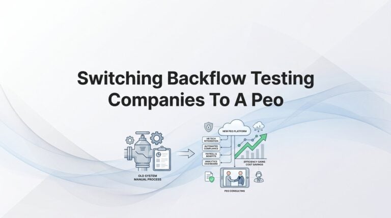 How to Switch Your Backflow Testing Company to a PEO: A Practical Step-by-Step Guide