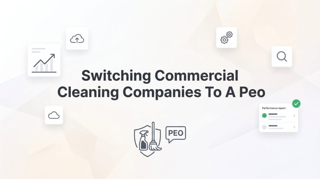 Switching Commercial Cleaning Companies to a PEO: A Practical Step-by-Step Guide