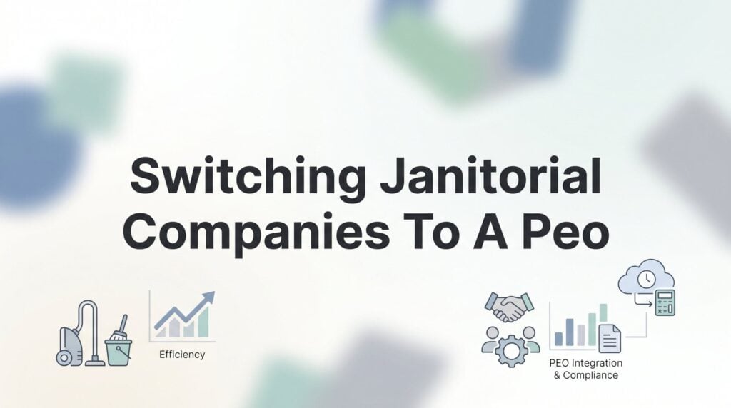 Switching Janitorial Companies to a PEO: A Step-by-Step Transition Guide