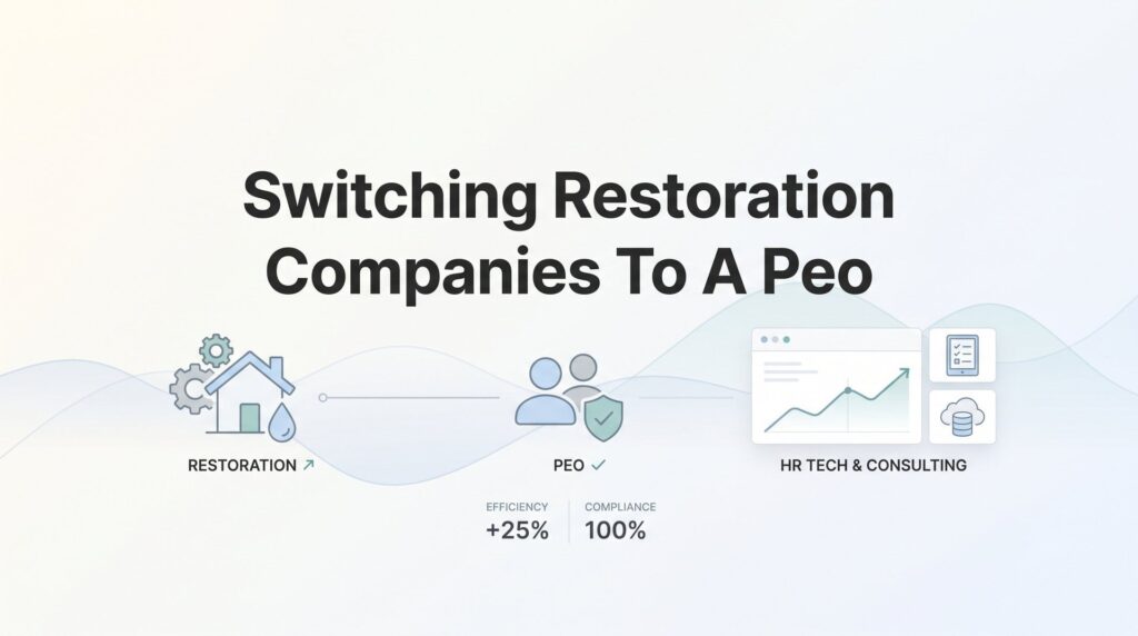 Switching Your Restoration Company to a PEO: A Practical Step-by-Step Guide