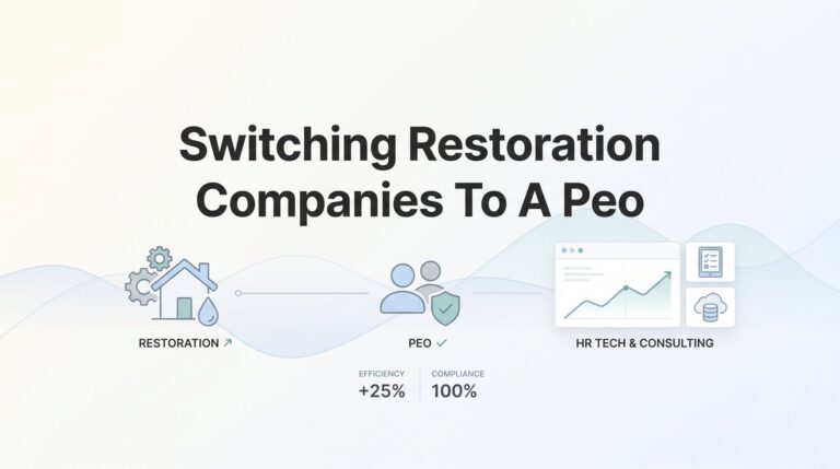 Switching Your Restoration Company to a PEO: A Practical Step-by-Step Guide