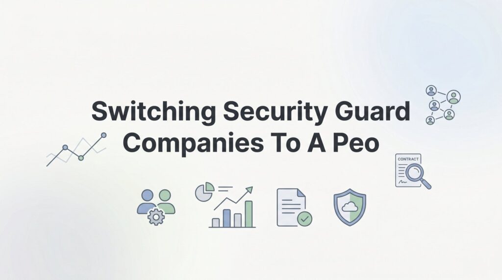 Switching Your Security Guard Company to a PEO: A Practical Step-by-Step Guide