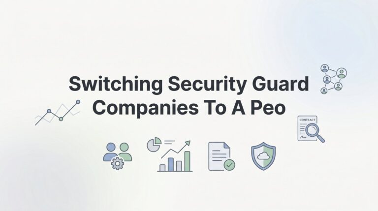 Switching Your Security Guard Company to a PEO: A Practical Step-by-Step Guide