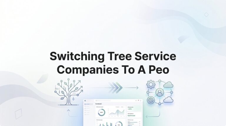 Switching Your Tree Service Company to a PEO: A Practical Step-by-Step Guide