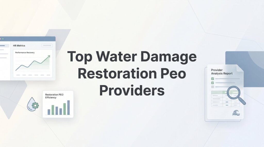 7 Best PEO Providers for Water Damage Restoration Companies in 2026
