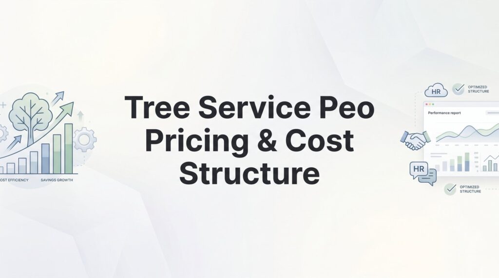 Tree Service PEO Pricing & Cost Structure: What You’ll Actually Pay
