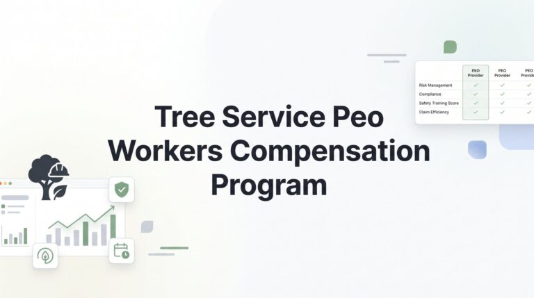 Tree Service PEO Workers Compensation Program: What It Covers, What It Costs, and Whether It’s Worth It