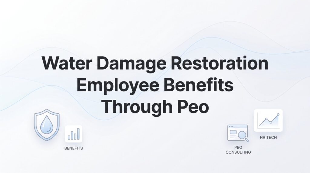 7 Strategies to Unlock Better Employee Benefits for Water Damage Restoration Teams Through a PEO