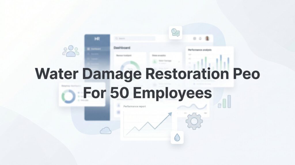 7 Strategies for Choosing the Right PEO for a 50-Employee Water Damage Restoration Company