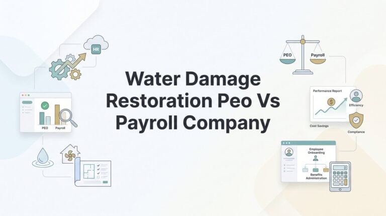 7 Best PEO and Payroll Solutions for Water Damage Restoration Companies in 2026
