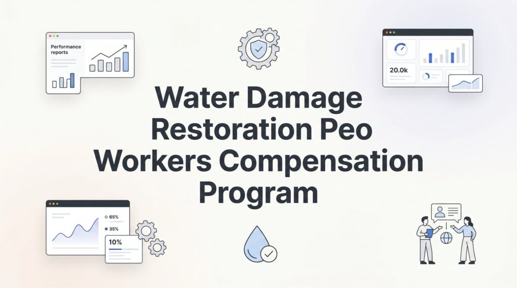 Water Damage Restoration PEO Workers Compensation Program: What Business Owners Actually Need to Know