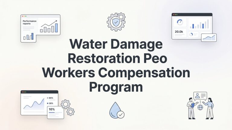 Water Damage Restoration PEO Workers Compensation Program: What Business Owners Actually Need to Know