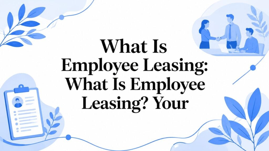 What Is Employee Leasing: What Is Employee Leasing? Your