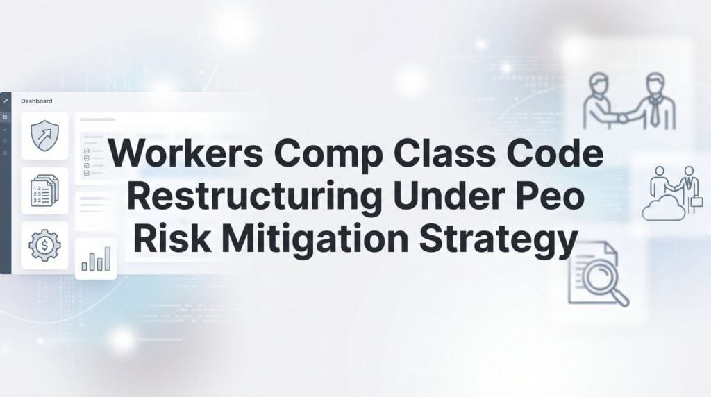 How to Restructure Workers’ Comp Class Codes Under a PEO for Smarter Risk Mitigation