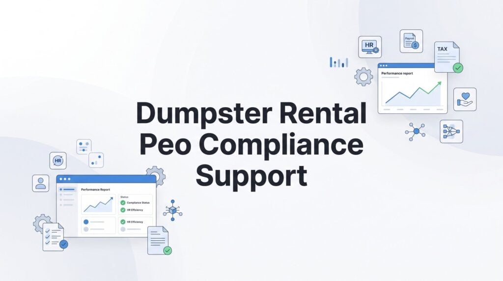 PEO Compliance Support for Dumpster Rental Companies: What It Actually Covers