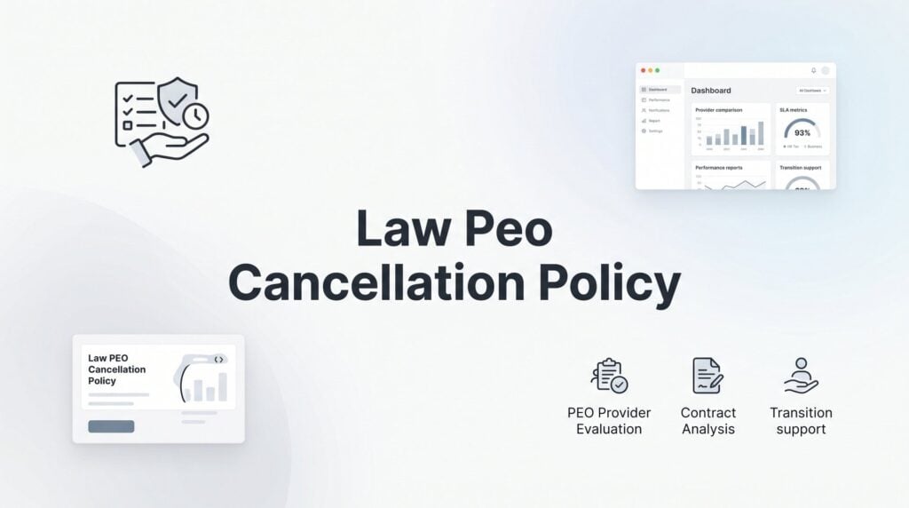 Law Firm PEO Cancellation Policies: What You’re Agreeing To Before You Sign