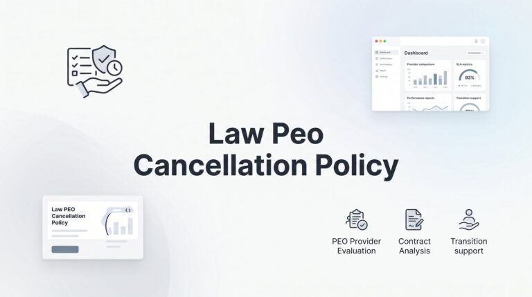 Law Firm PEO Cancellation Policies: What You’re Agreeing To Before You Sign