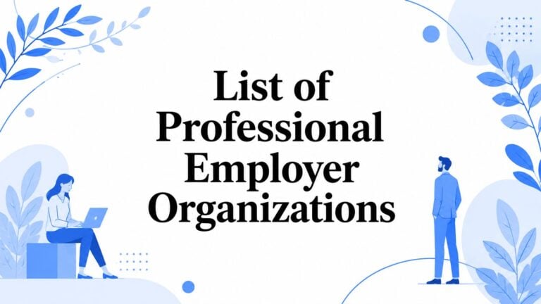 List of Professional Employer Organizations