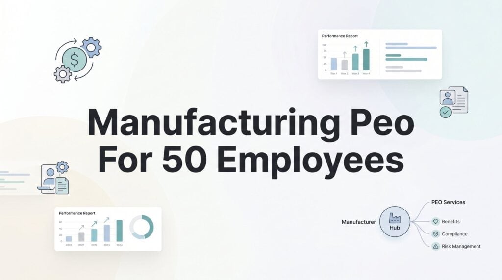 7 Strategies for Manufacturing Companies with 50 Employees to Get More from a PEO