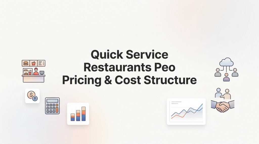PEO Pricing for Quick Service Restaurants: What You’re Actually Paying For