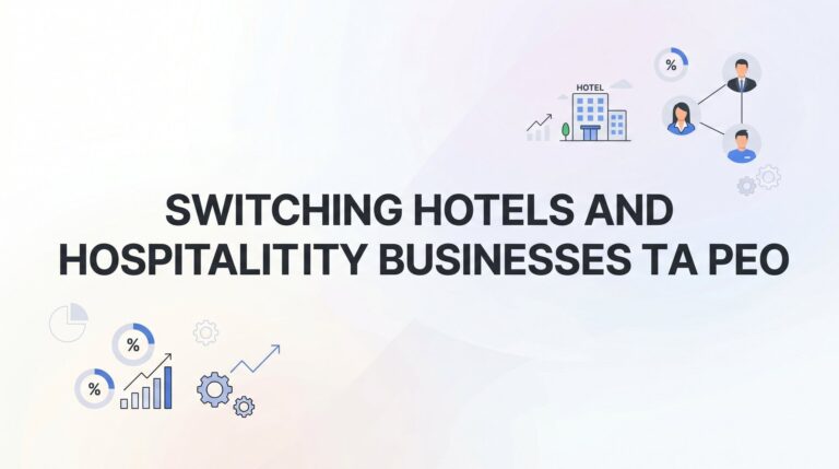 How to Switch Your Hotel or Hospitality Business to a PEO (Without the Chaos)