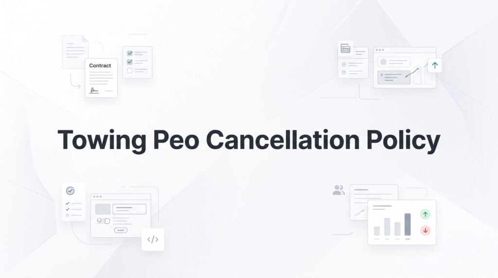 Towing Company PEO Cancellation Policy: What You Need to Know Before You Sign