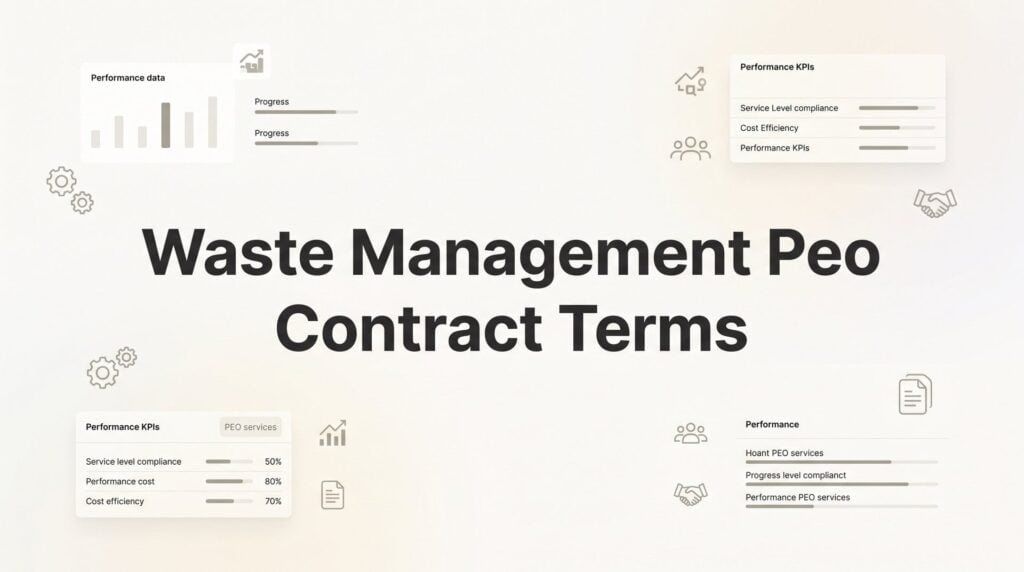 Waste Management PEO Contract Terms: What to Watch Before You Sign