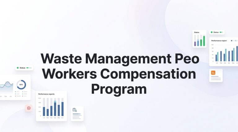 Workers Comp Through a PEO for Waste Management Companies: What You Need to Know