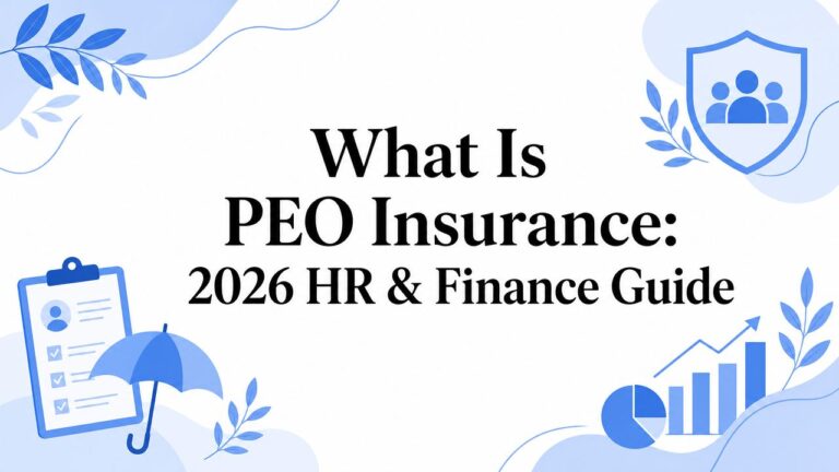 What Is PEO Insurance: 2026 HR & Finance Guide
