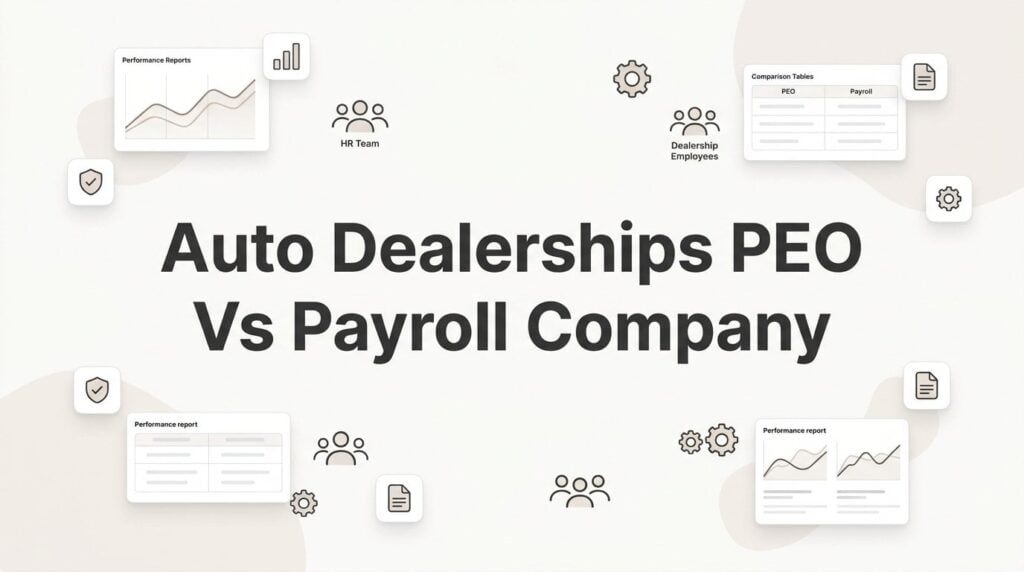 PEO vs Payroll Company for Auto Dealerships: Which One Actually Makes Sense?