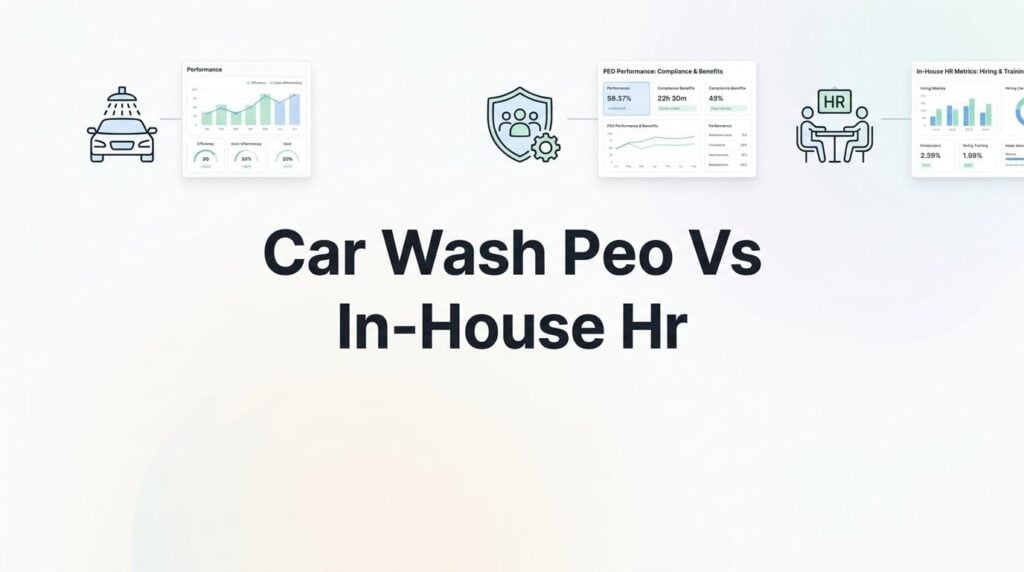 Car Wash PEO vs In-House HR: 7 Decision Factors That Actually Matter