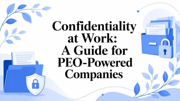 Confidentiality at Work: A Guide for PEO-Powered Companies