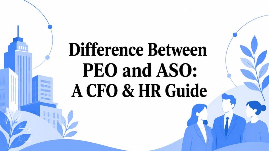 Difference Between PEO and ASO: A CFO & HR Guide