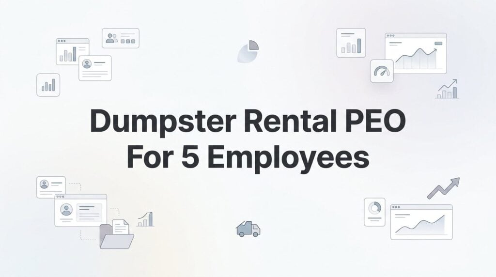 7 Things to Know Before Getting a PEO for Your 5-Person Dumpster Rental Business