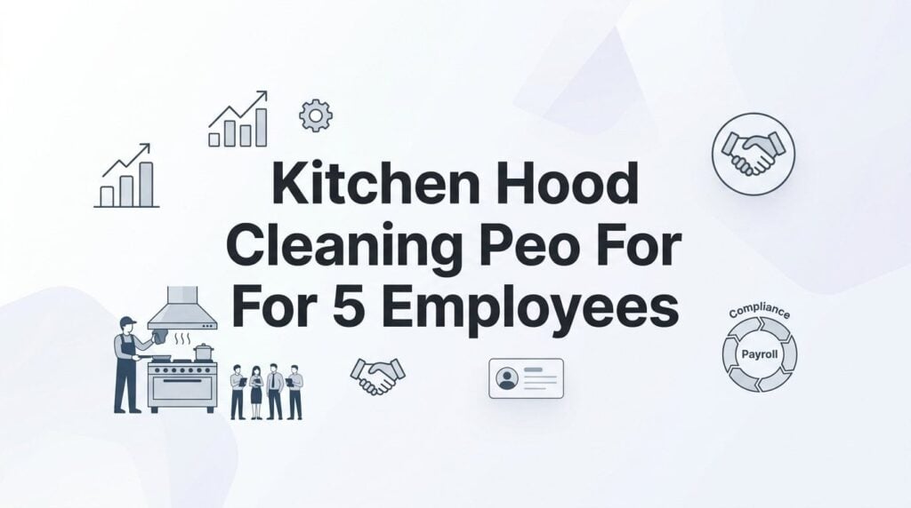 7 Practical Strategies for Kitchen Hood Cleaning Companies with 5 Employees Evaluating a PEO