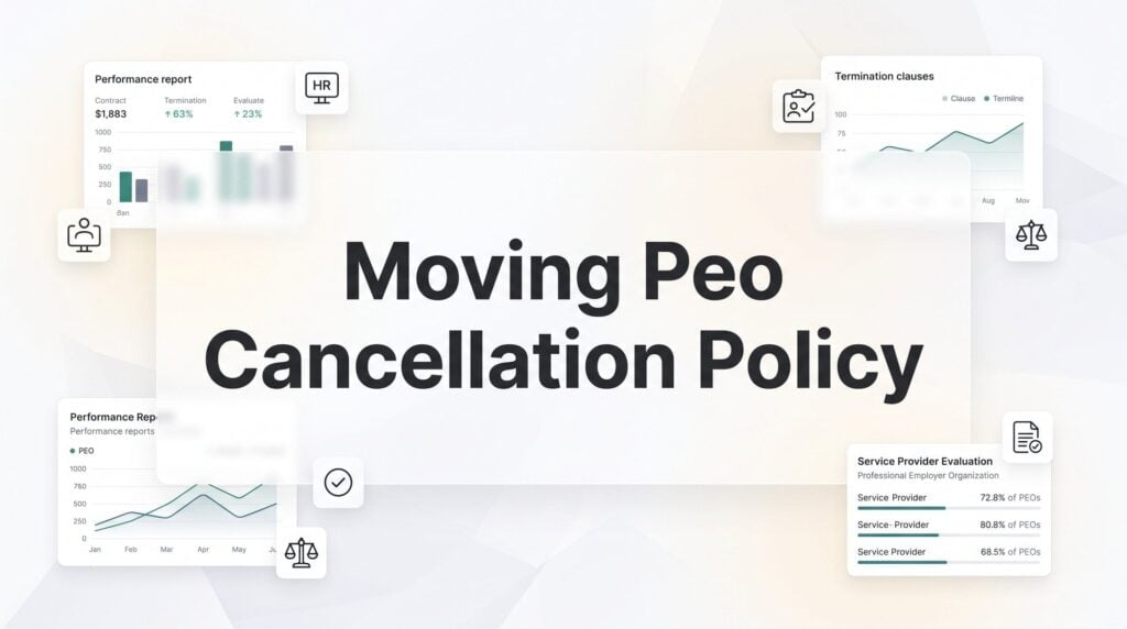 Moving Company PEO Cancellation Policy: What to Expect Before You Sign