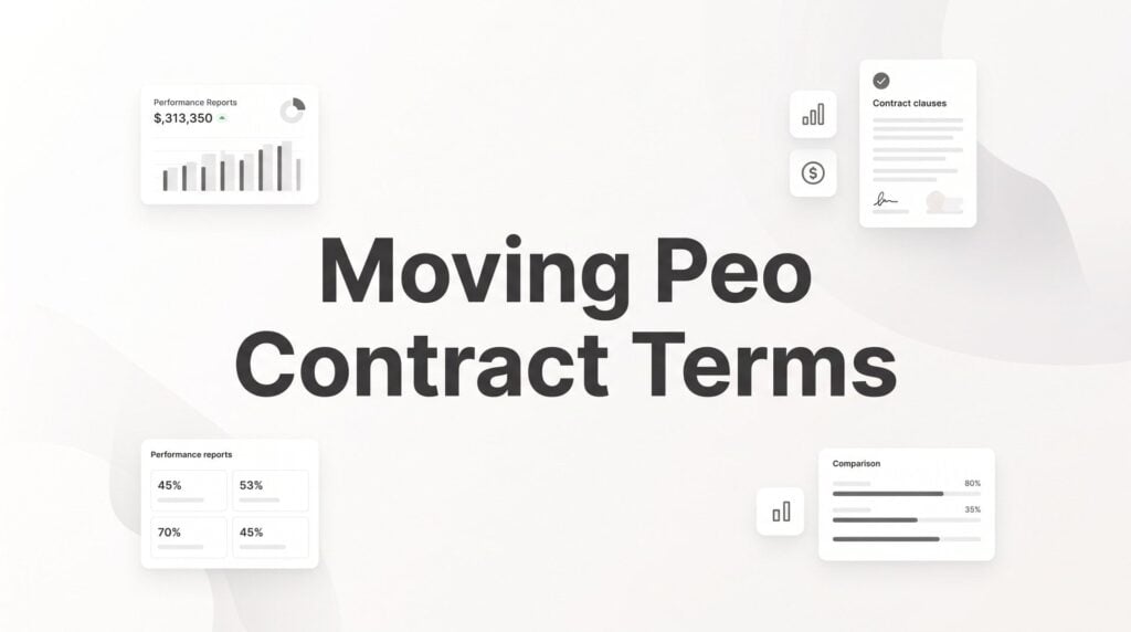 Moving PEO Contract Terms: What They Mean and What to Watch Out For
